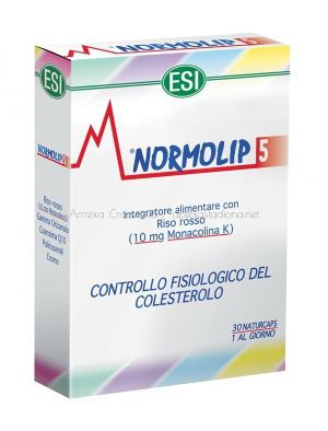 Нормолип 5 / Normolip 5 контрол на холестерола 30 капсули