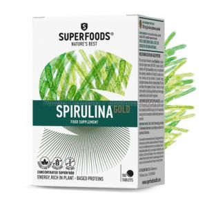 Спирулина Голд / Spirulina Gold за атлети и вегетарианци х180 таблетки 