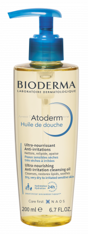 Биодерма / Bioderma Atoderm душ-олио 200 мл с помпа