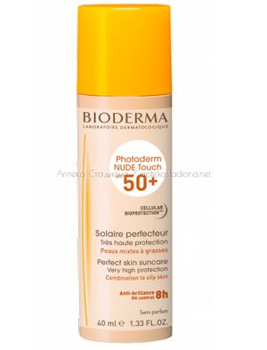 Биодерма / Bioderma Photoderm Nude Touch SPF 50+ цвят златист