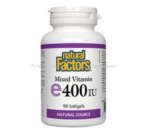 Витамин Е / Vitamin E  400 IU х90 меки капсули Natural Factors