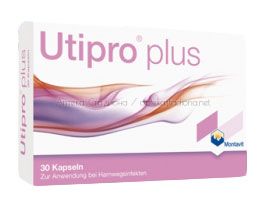 Утипро плюс / Utipro plus капсули х15 при инфекции на пикочните пътища и цистит