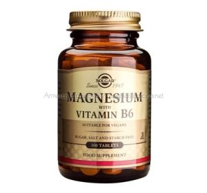 Солгар / Solgar Магнезий с витамин В6 х100 таблетки