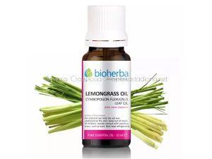 Биохерба Лимонена трева / Lemongrass oil 100% етерично масло 10 мл.