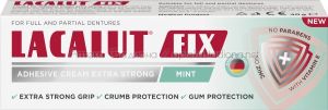 Лакалут Фикс / Lacalut Fix – Фиксиращ крем за зъбни протези с вкус на Мента 40гр