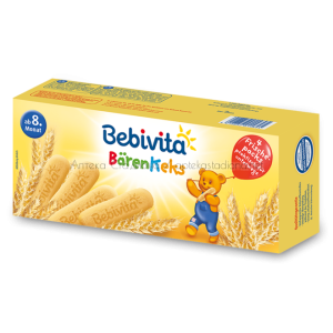 Бебевита / Bebivita Бебешки бисквити 180 грама  - от 8-ия месец