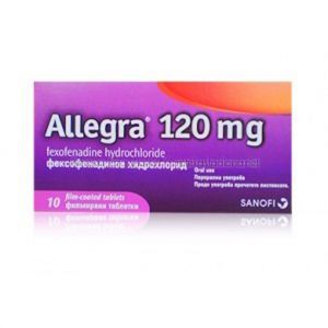 Алегра таблетки/Allegra 120mg * 10tabl. 