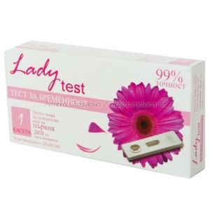 Lady test Тест за бременност х1 касета