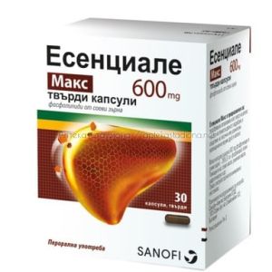 Есенциале Mакс 600 мг х30 капсули Sanofi
