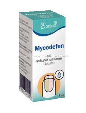 Mycodefen 8% Лечебен лак за нокти 6,6 мл Ecopharm