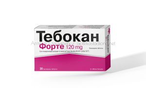 Тебокан Форте за памет и концентрация 120 мг х30 таблетки