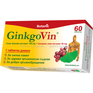 GINKGO VIN за памет и концентрация x 60tabl